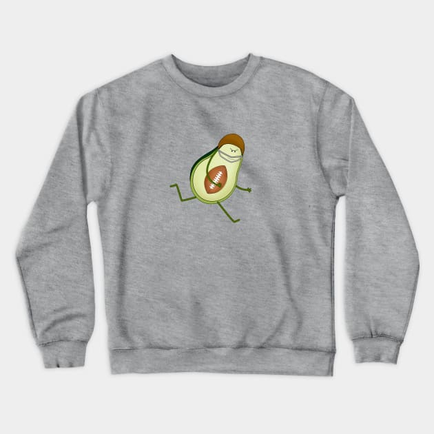 Vegan American football hero Crewneck Sweatshirt by shackledlettuce